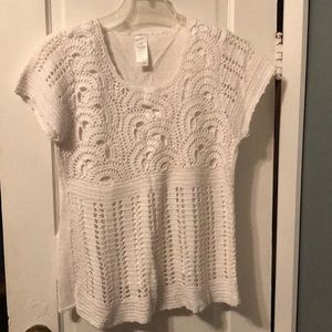 Crochet front sweater